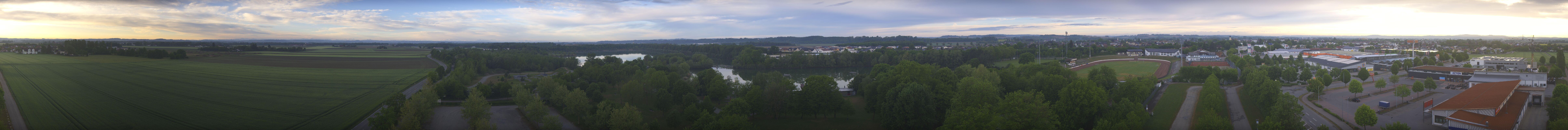 Archiv Foto Webcam Pocking - Ausblick Römerturm