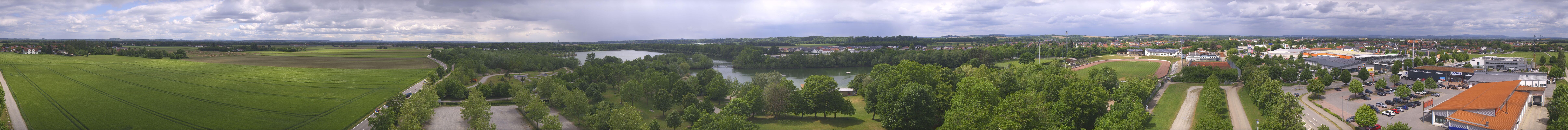 Archiv Foto Webcam Pocking - Ausblick Römerturm