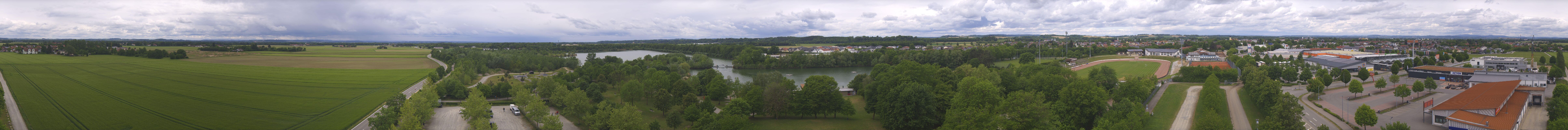 Archiv Foto Webcam Pocking - Ausblick Römerturm
