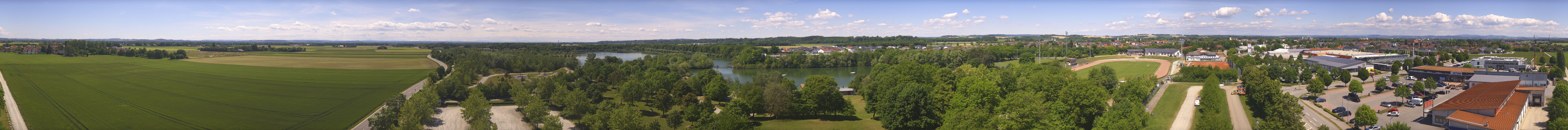 Archiv Foto Webcam Pocking - Ausblick Römerturm