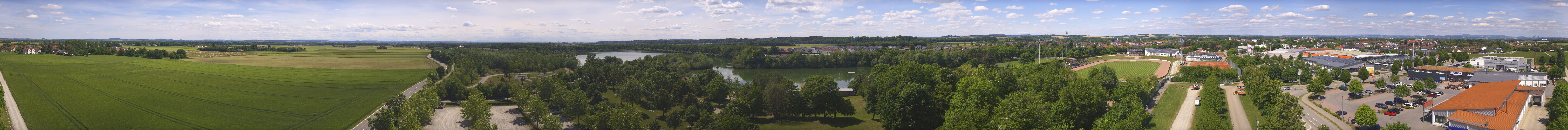 Archiv Foto Webcam Pocking - Ausblick Römerturm