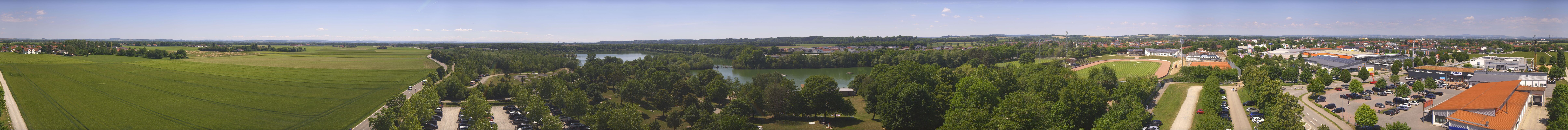 Archiv Foto Webcam Pocking - Ausblick Römerturm
