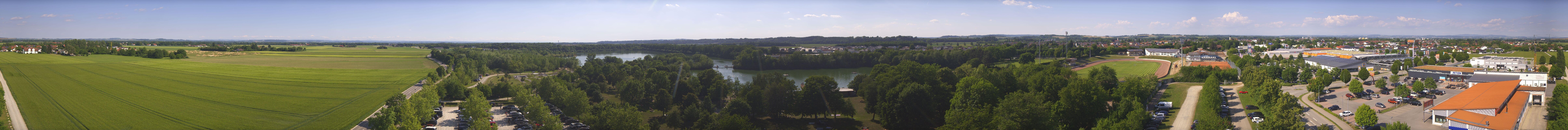Archiv Foto Webcam Pocking - Ausblick Römerturm