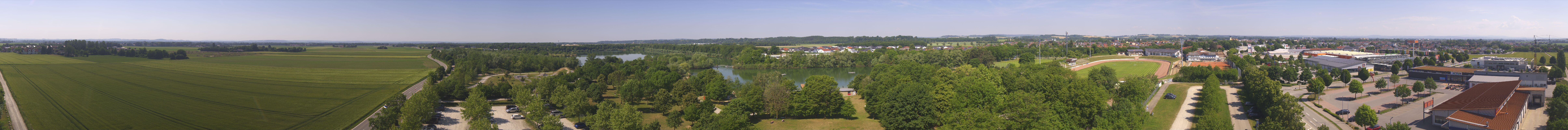 Archiv Foto Webcam Pocking - Ausblick Römerturm