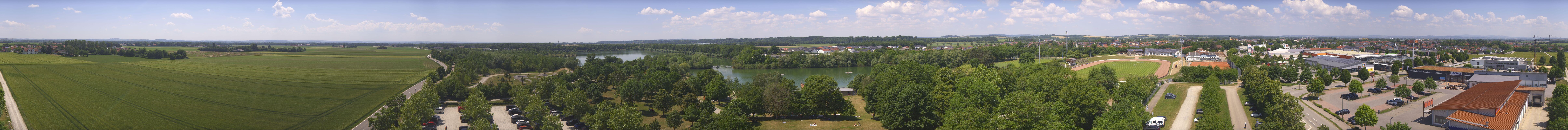 Archiv Foto Webcam Pocking - Ausblick Römerturm