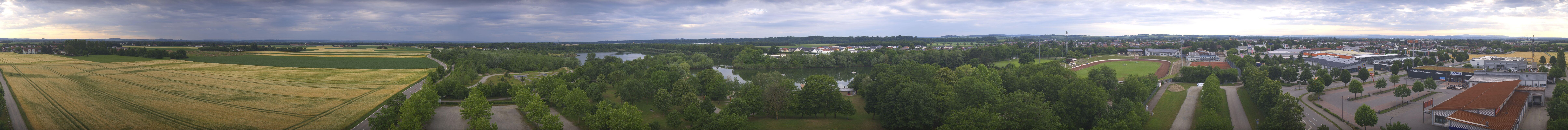 Archiv Foto Webcam Pocking - Ausblick Römerturm