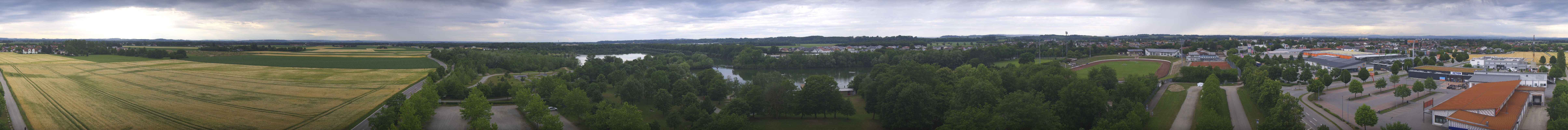 Archiv Foto Webcam Pocking - Ausblick Römerturm