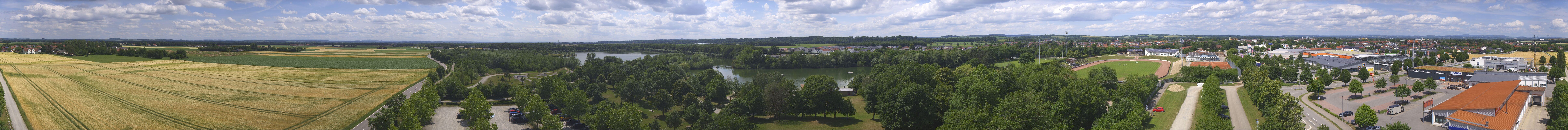 Archiv Foto Webcam Pocking - Ausblick Römerturm