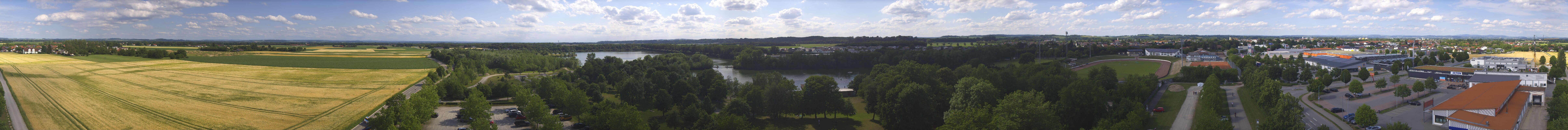 Archiv Foto Webcam Pocking - Ausblick Römerturm