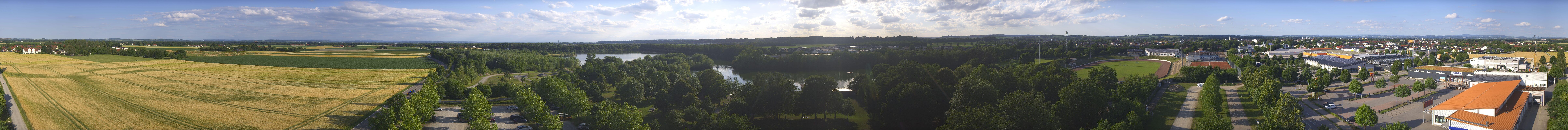 Archiv Foto Webcam Pocking - Ausblick Römerturm