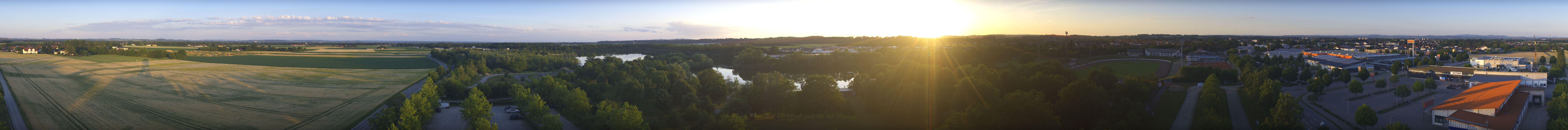 Archiv Foto Webcam Pocking - Ausblick Römerturm