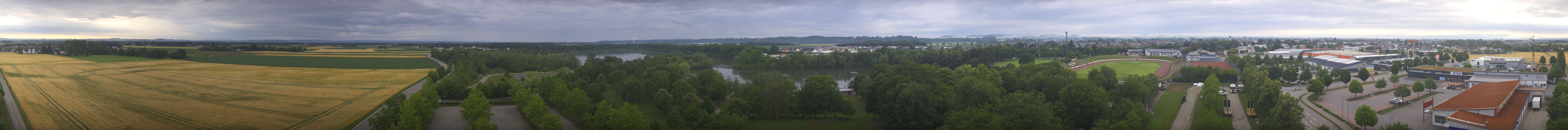 Archiv Foto Webcam Pocking - Ausblick Römerturm