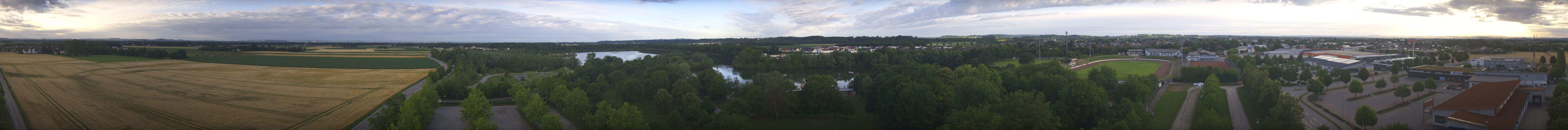Archiv Foto Webcam Pocking - Ausblick Römerturm