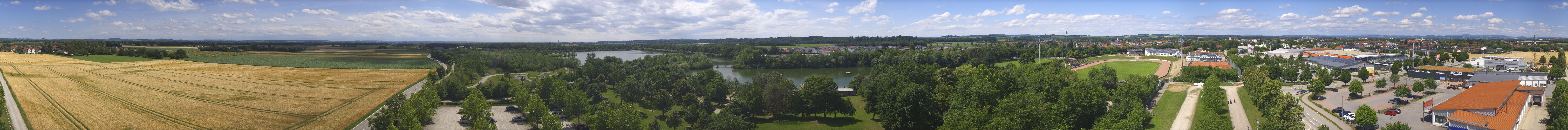 Archiv Foto Webcam Pocking - Ausblick Römerturm