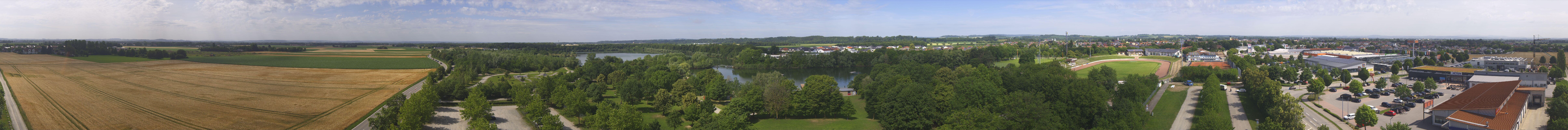 Archiv Foto Webcam Pocking - Ausblick Römerturm