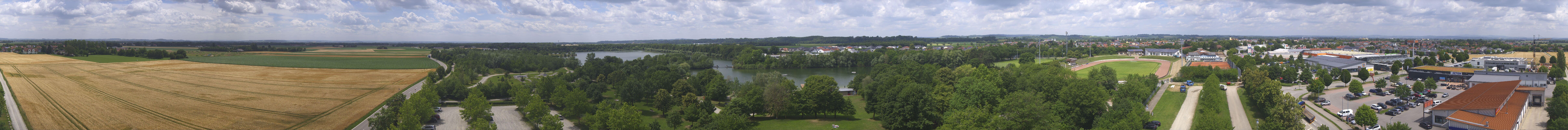 Archiv Foto Webcam Pocking - Ausblick Römerturm