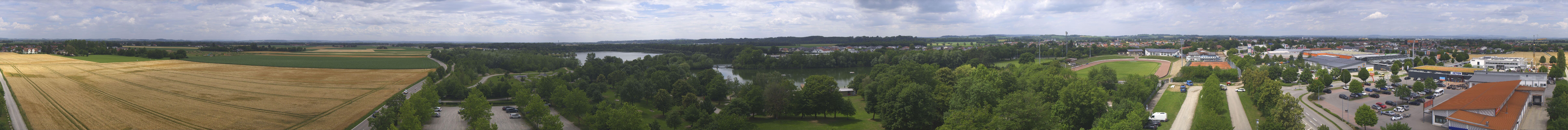 Archiv Foto Webcam Pocking - Ausblick Römerturm