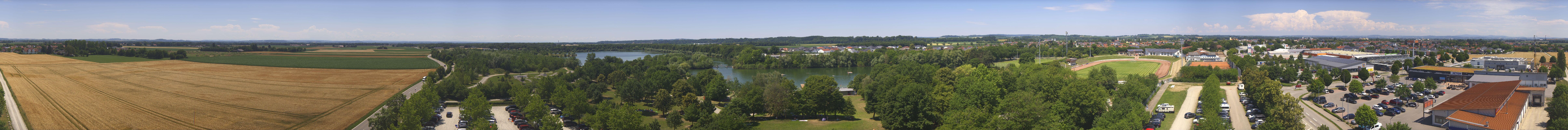 Archiv Foto Webcam Pocking - Ausblick Römerturm