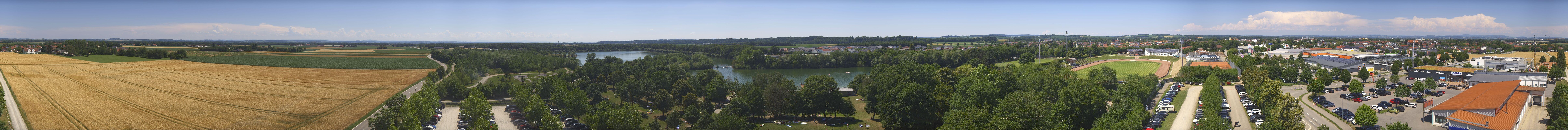 Archiv Foto Webcam Pocking - Ausblick Römerturm
