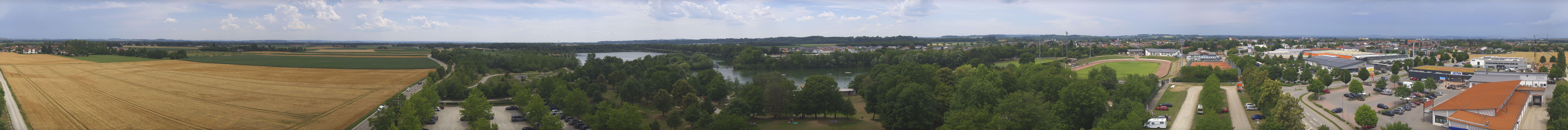 Archiv Foto Webcam Pocking - Ausblick Römerturm