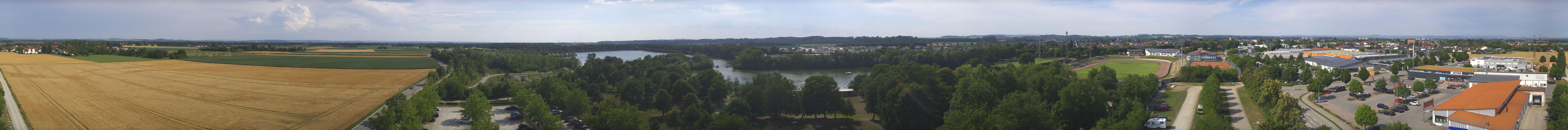 Archiv Foto Webcam Pocking - Ausblick Römerturm