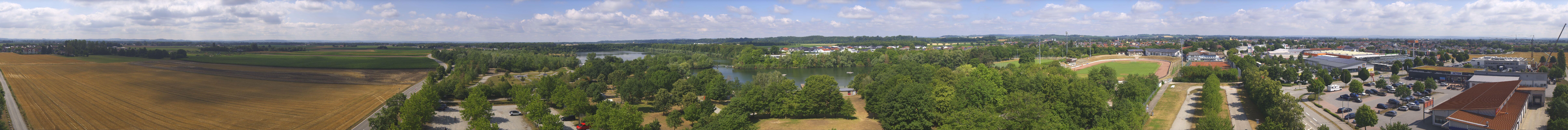 Archiv Foto Webcam Pocking - Ausblick Römerturm