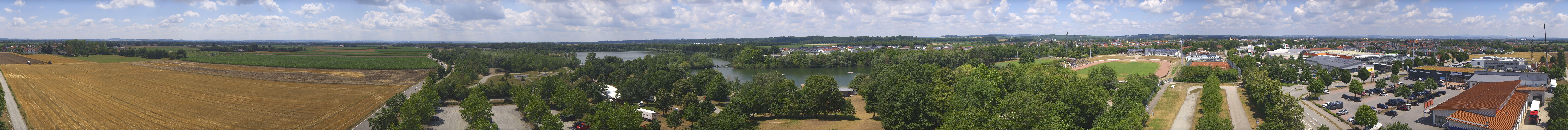 Archiv Foto Webcam Pocking - Ausblick Römerturm