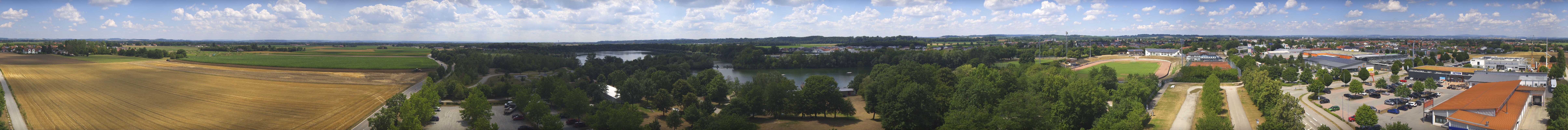 Archiv Foto Webcam Pocking - Ausblick Römerturm