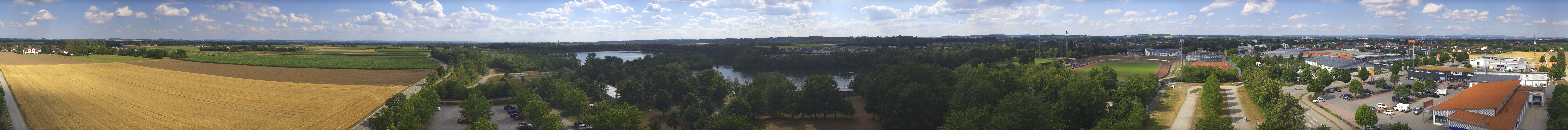 Archiv Foto Webcam Pocking - Ausblick Römerturm
