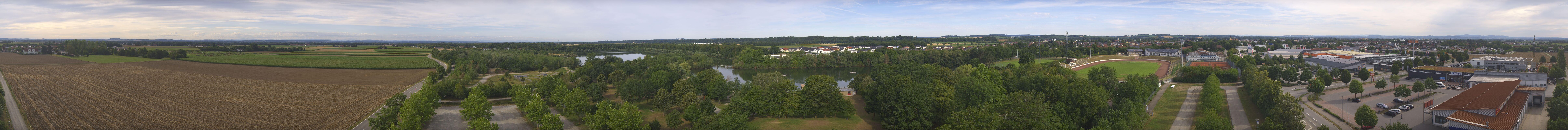 Archiv Foto Webcam Pocking - Ausblick Römerturm
