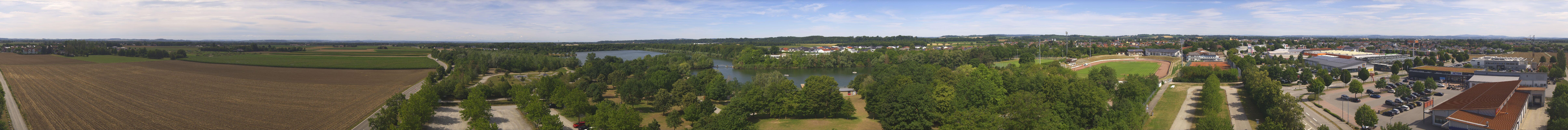 Archiv Foto Webcam Pocking - Ausblick Römerturm
