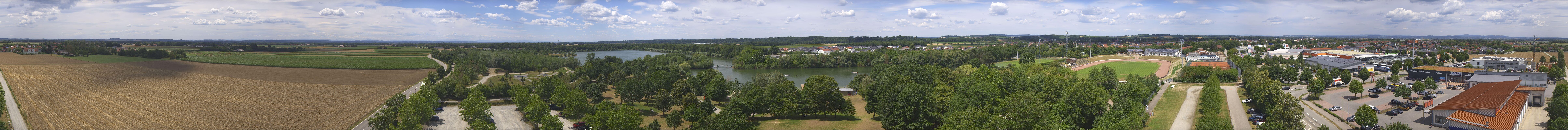 Archiv Foto Webcam Pocking - Ausblick Römerturm