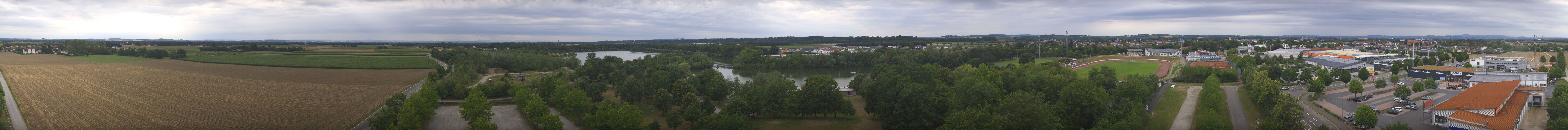 Archiv Foto Webcam Pocking - Ausblick Römerturm