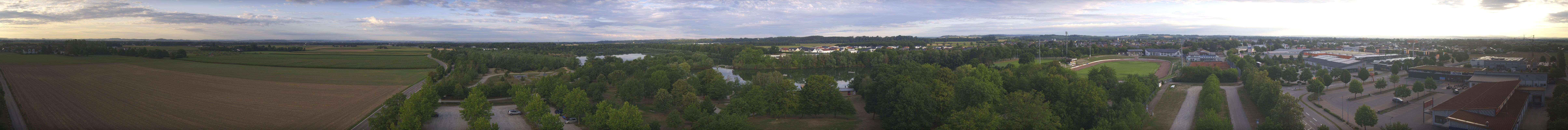 Archiv Foto Webcam Pocking - Ausblick Römerturm