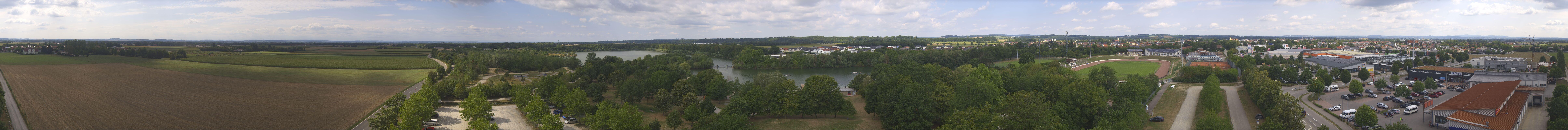 Archiv Foto Webcam Pocking - Ausblick Römerturm