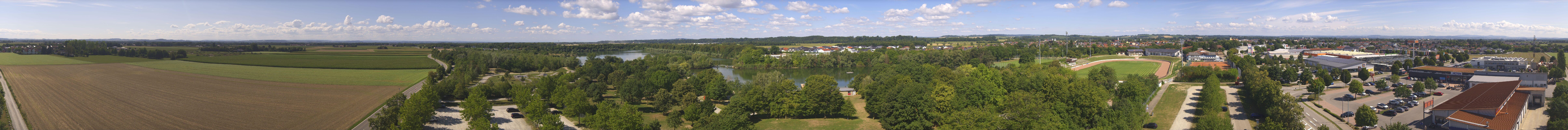 Archiv Foto Webcam Pocking - Ausblick Römerturm