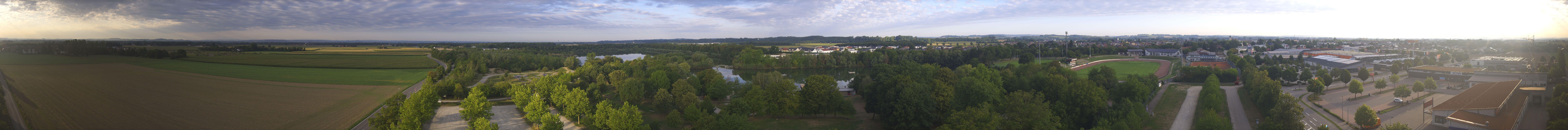 Archiv Foto Webcam Pocking - Ausblick Römerturm