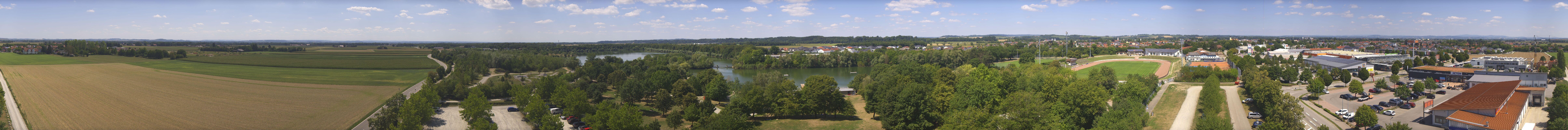 Archiv Foto Webcam Pocking - Ausblick Römerturm