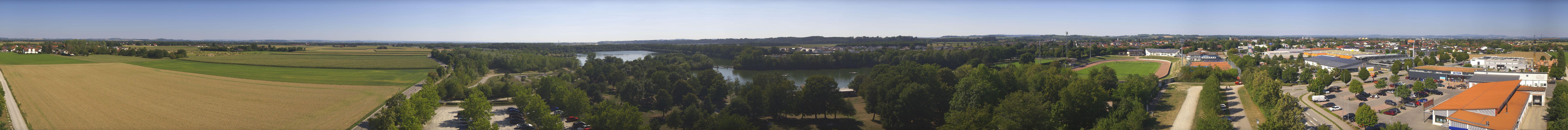 Archiv Foto Webcam Pocking - Ausblick Römerturm
