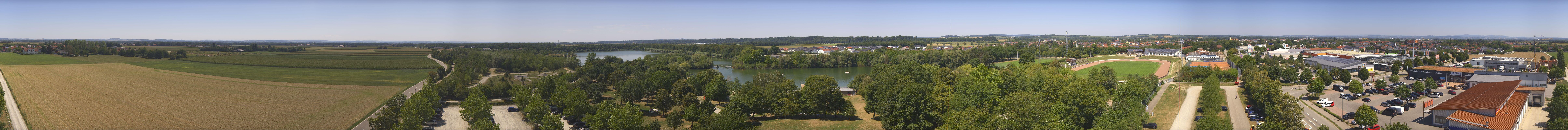 Archiv Foto Webcam Pocking - Ausblick Römerturm