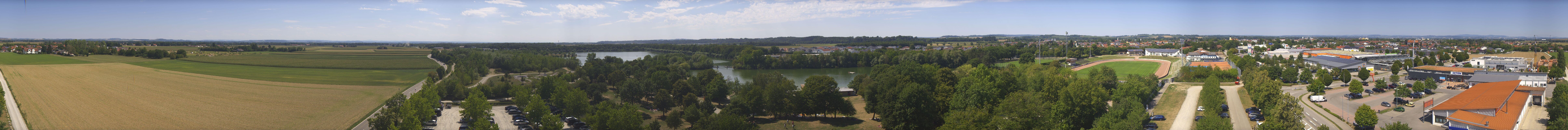 Archiv Foto Webcam Pocking - Ausblick Römerturm