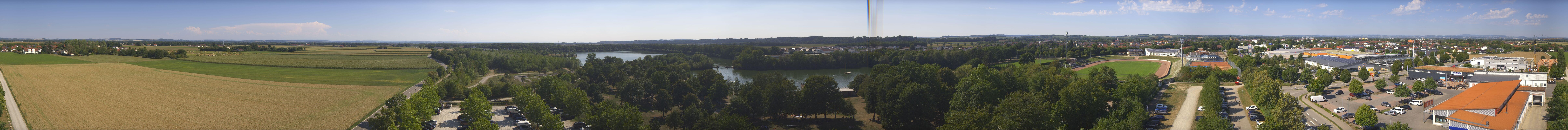 Archiv Foto Webcam Pocking - Ausblick Römerturm
