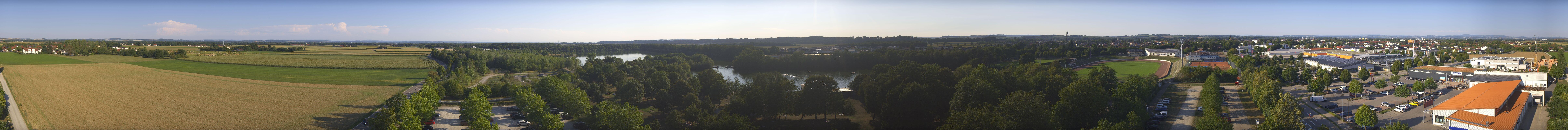 Archiv Foto Webcam Pocking - Ausblick Römerturm