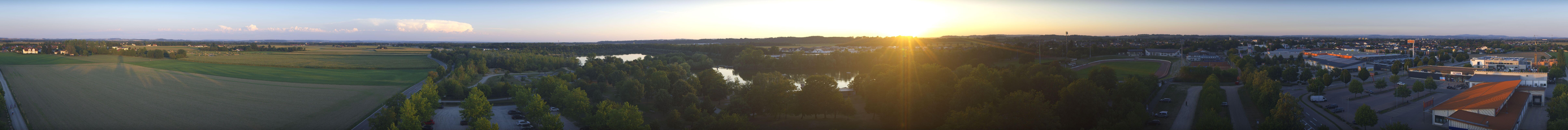 Archiv Foto Webcam Pocking - Ausblick Römerturm