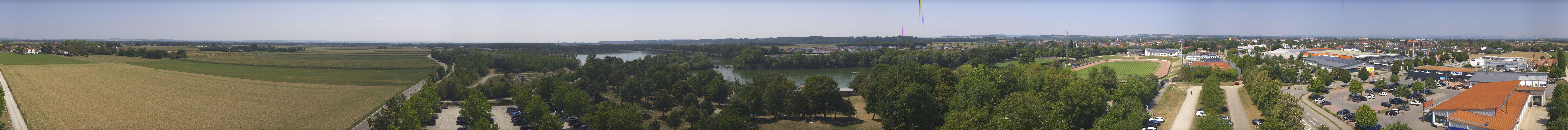 Archiv Foto Webcam Pocking - Ausblick Römerturm