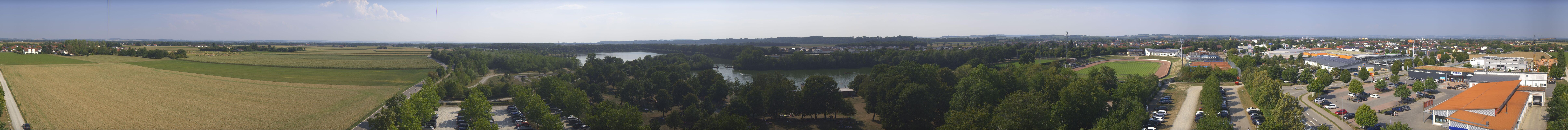 Archiv Foto Webcam Pocking - Ausblick Römerturm