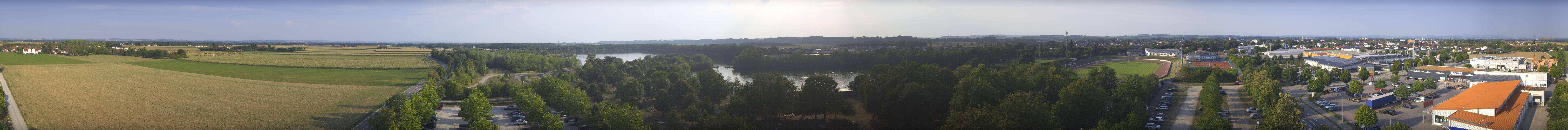 Archiv Foto Webcam Pocking - Ausblick Römerturm
