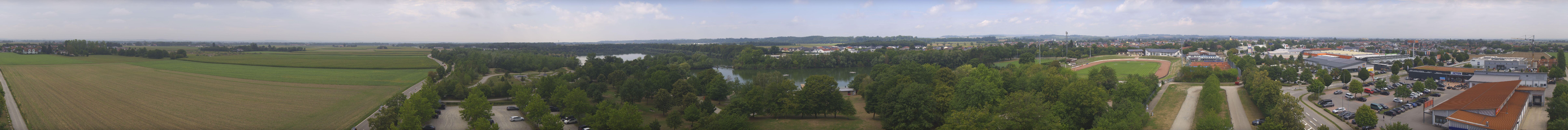 Archiv Foto Webcam Pocking - Ausblick Römerturm