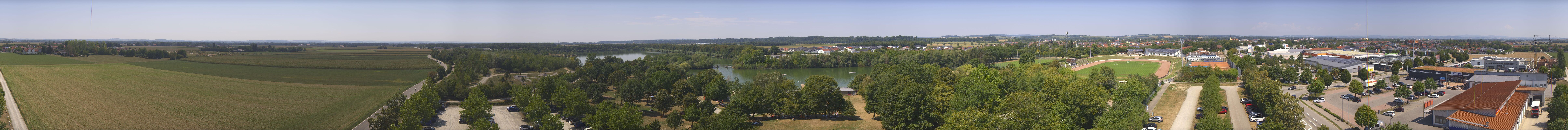Archiv Foto Webcam Pocking - Ausblick Römerturm
