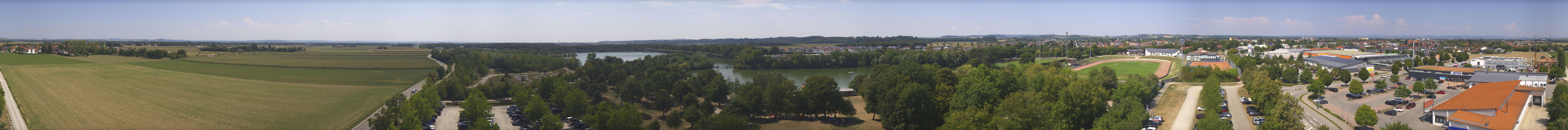 Archiv Foto Webcam Pocking - Ausblick Römerturm